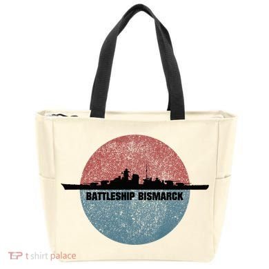 German Battleship Bismarck Ww2 Ship Tote Bag