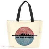 German Battleship Bismarck Ww2 Ship Tote Bag thumb 0