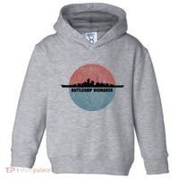 German Battleship Bismarck Ww2 Ship Toddler Hoodie thumb 0