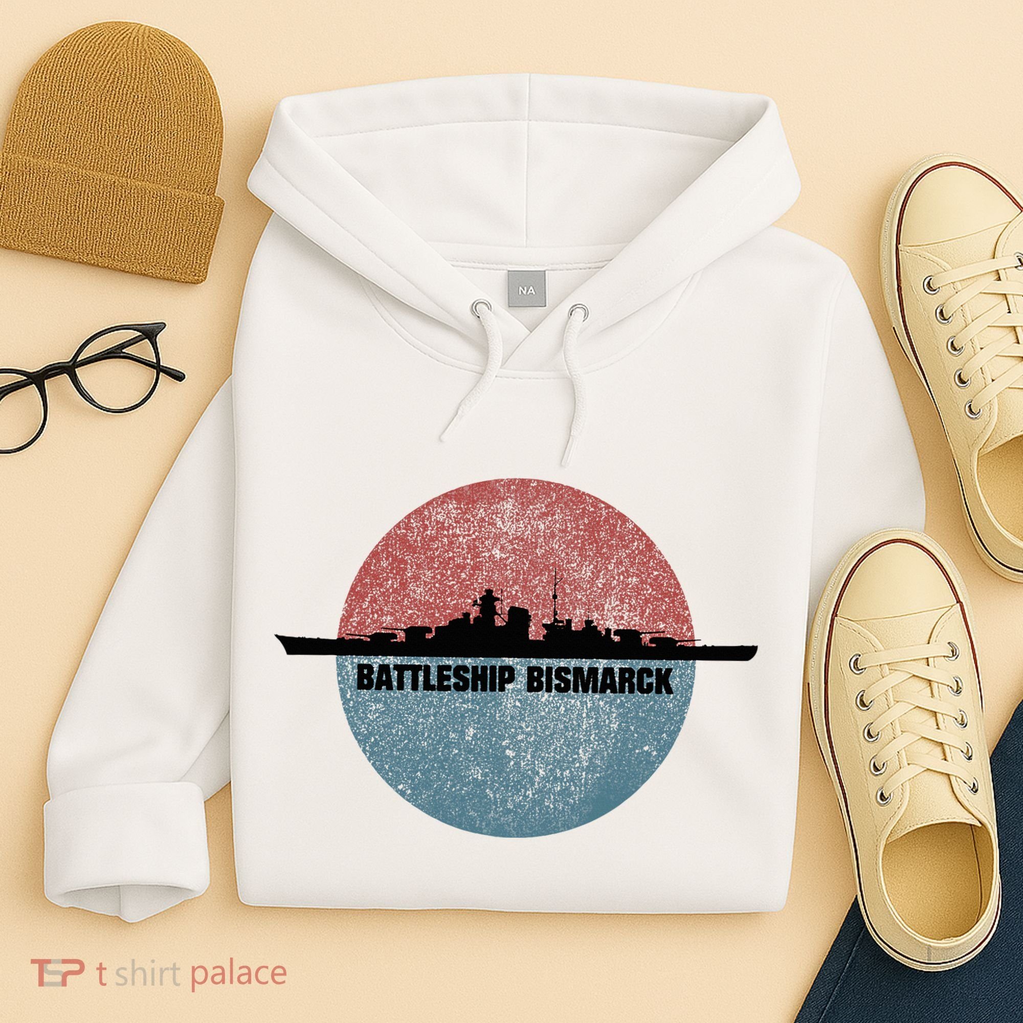 German Battleship Bismarck Ww2 Ship Hoodie