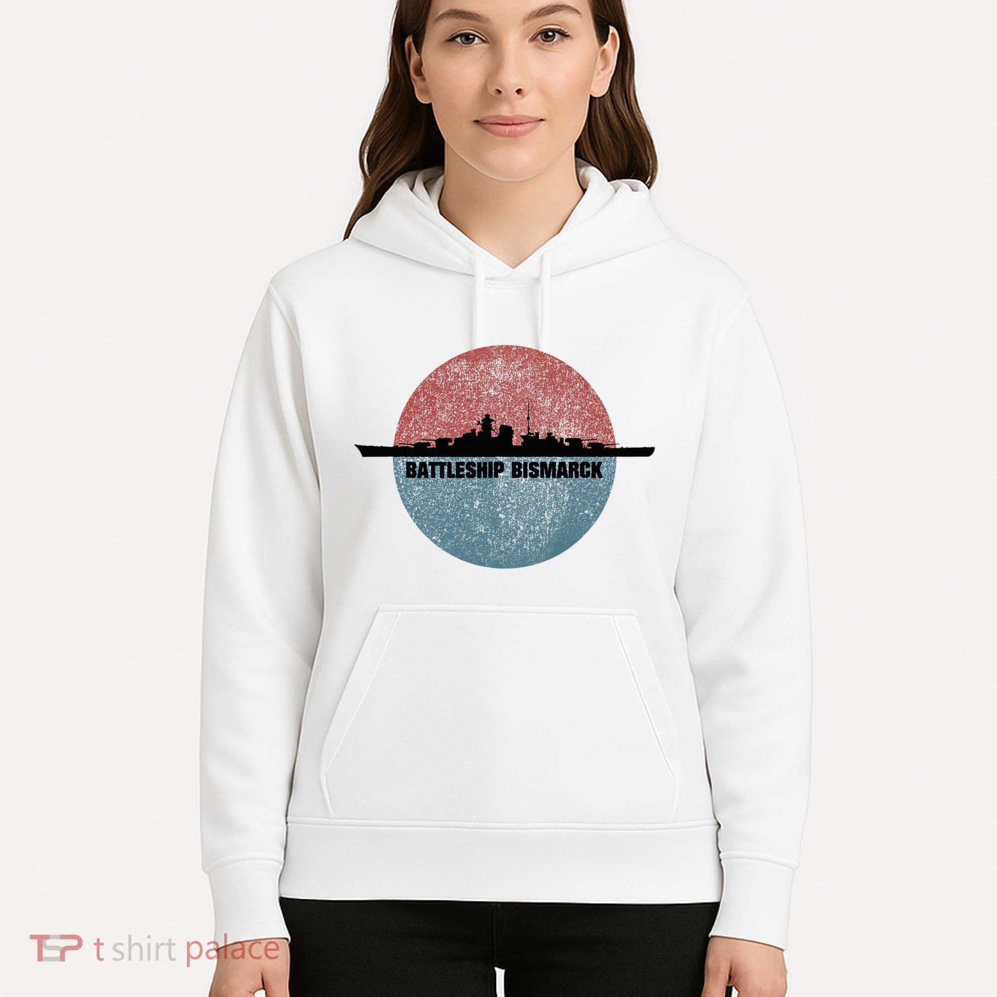 German Battleship Bismarck Ww2 Ship Hoodie