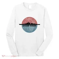 German Battleship Bismarck Ww2 Ship Long Sleeve Shirt thumb 0