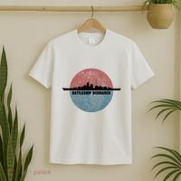 German Battleship Bismarck Ww2 Ship T-Shirt thumb 2