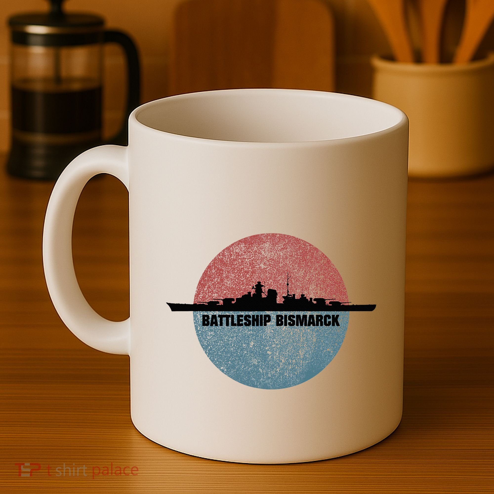 German Battleship Bismarck Ww2 Ship Coffee Mug