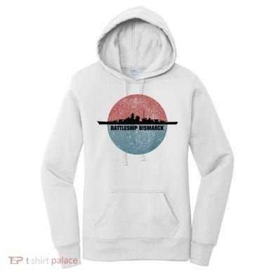 German Battleship Bismarck Ww2 Ship Women's Hoodie