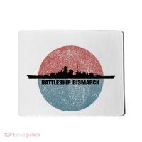 German Battleship Bismarck Ww2 Ship Mousepad thumb 0