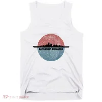 German Battleship Bismarck Ww2 Ship Tank Top thumb 0