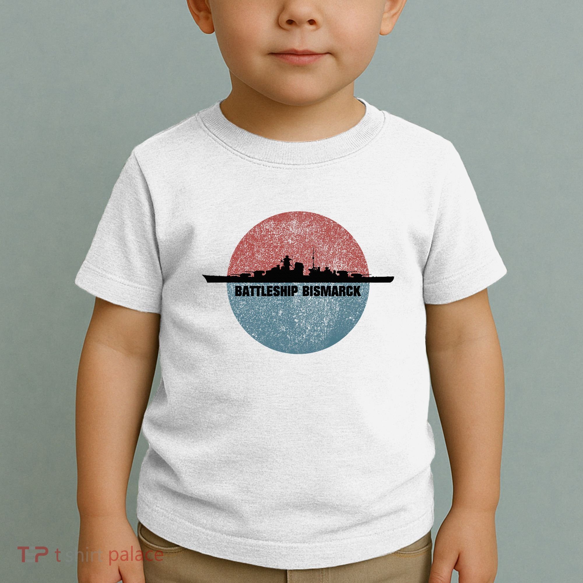 German Battleship Bismarck Ww2 Ship Toddler T-Shirt