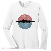German Battleship Bismarck Ww2 Ship Women's Long Sleeve Shirt thumb 0