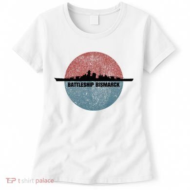 German Battleship Bismarck Ww2 Ship Women's T-Shirt