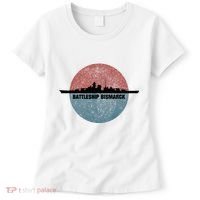 German Battleship Bismarck Ww2 Ship Women's T-Shirt thumb 0