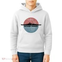 German Battleship Bismarck Ww2 Ship Kids Hoodie thumb 4