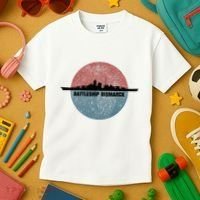 German Battleship Bismarck Ww2 Ship Kids T-Shirt thumb 3