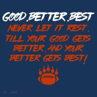 Good Better Best Bears Sports Football Women's Tank Top thumb 5