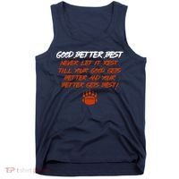 Good Better Best Bears Sports Football Tank Top thumb 0