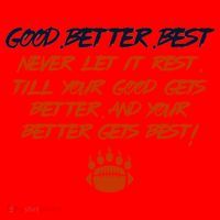 Good Better Best Bears Sports Football Santa Hat thumb 1