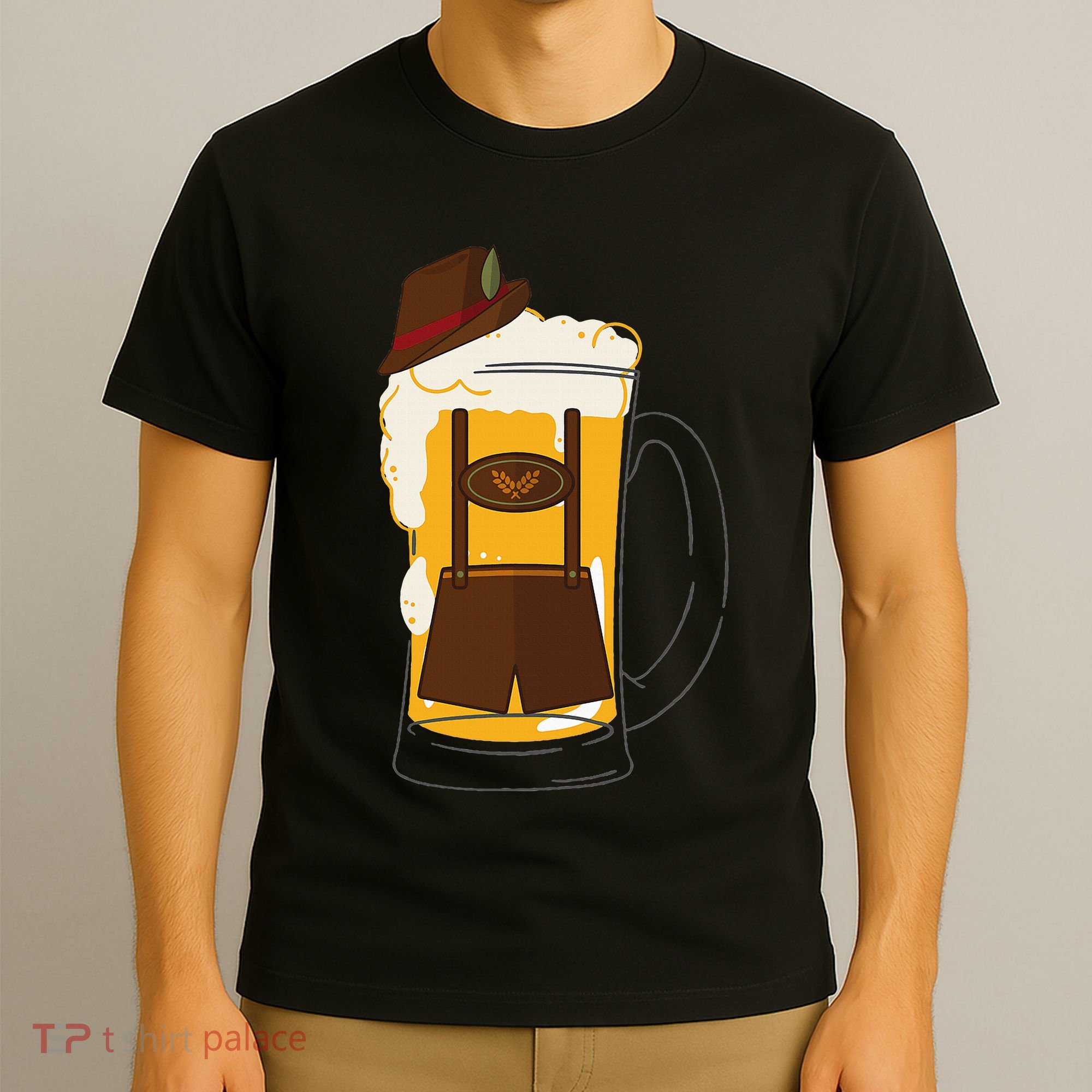 German Beer Bier Stein Funny Beer Fall Festival Beer Drinker T-Shirt
