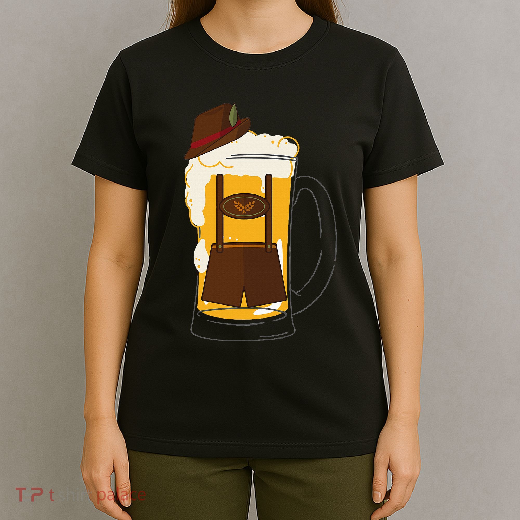 German Beer Bier Stein Funny Beer Fall Festival Beer Drinker T-Shirt