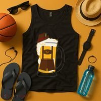 German Beer Bier Stein Funny Beer Fall Festival Beer Drinker Tank Top thumb 4