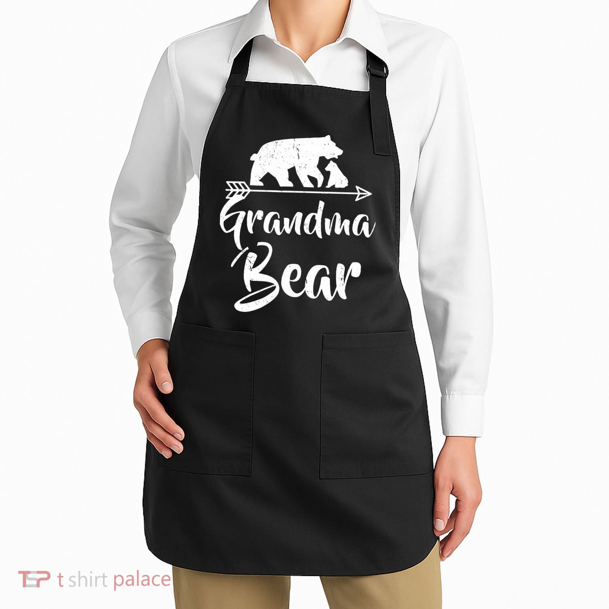 Grandma Bear Best Gift Mother's Father's Day Apron