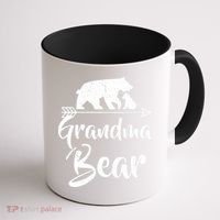 Grandma Bear Best Gift Mother's Father's Day Coffee Mug thumb 1