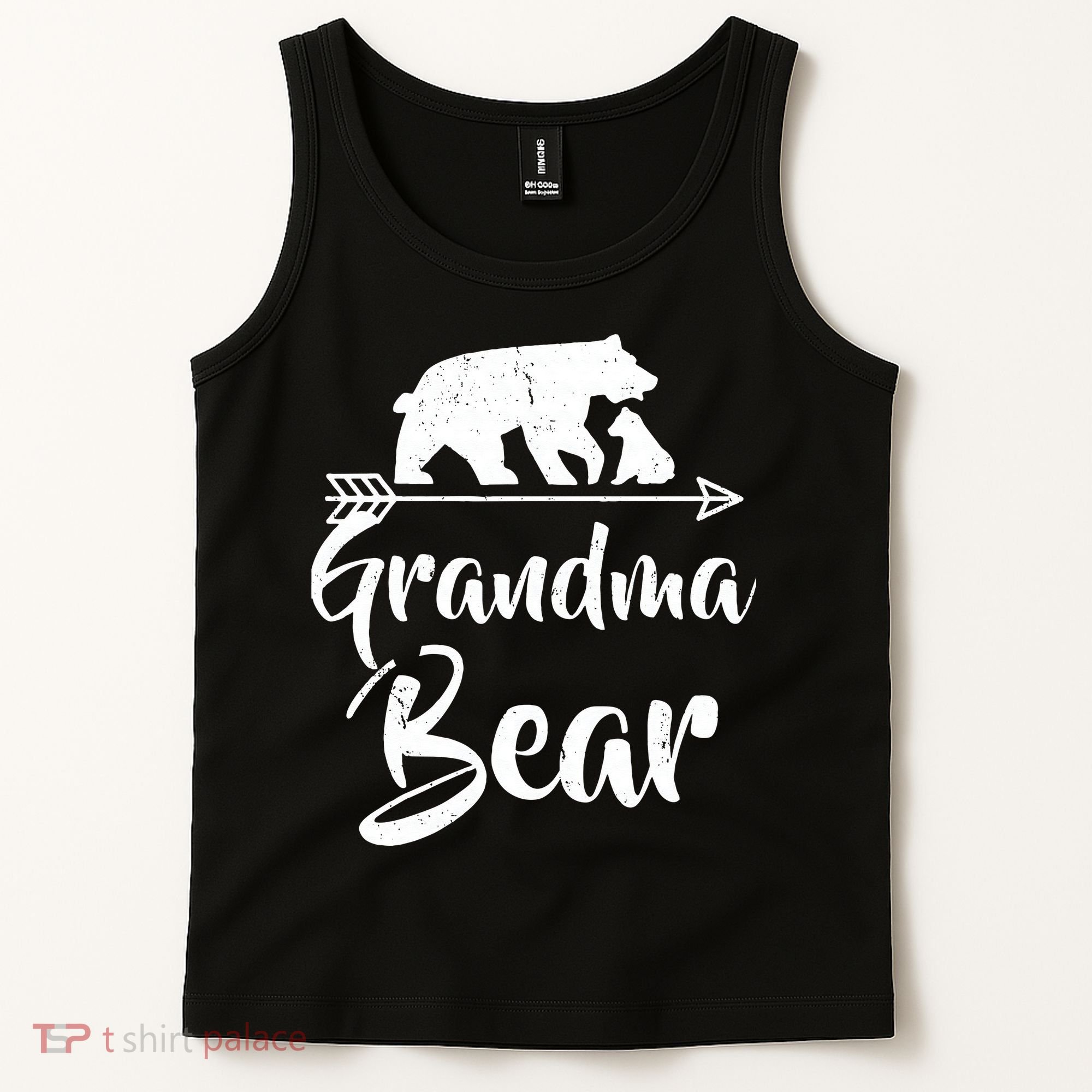 Grandma Bear Best Gift Mother's Father's Day Tank Top