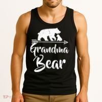 Grandma Bear Best Gift Mother's Father's Day Tank Top thumb 3