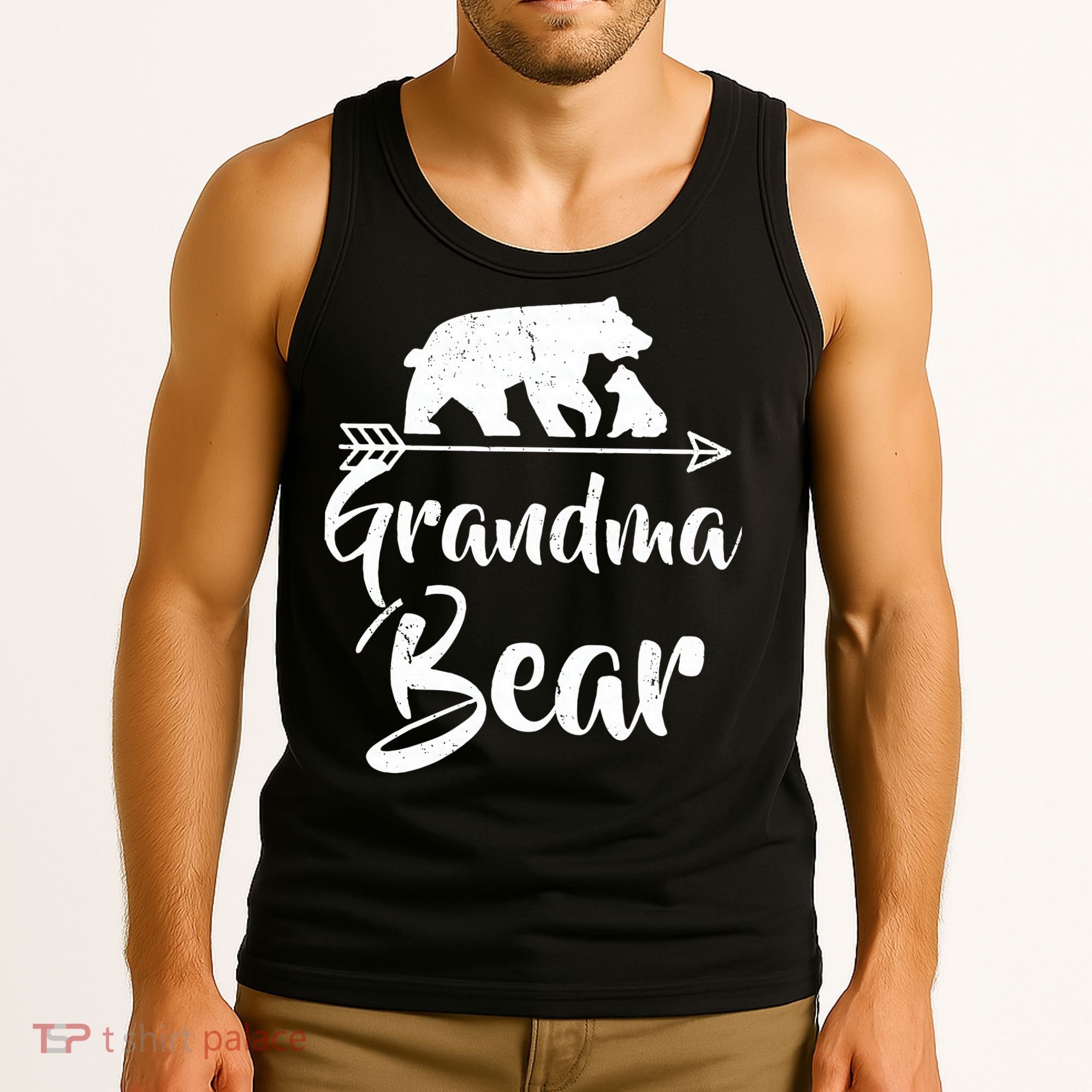 Grandma Bear Best Gift Mother's Father's Day Tank Top