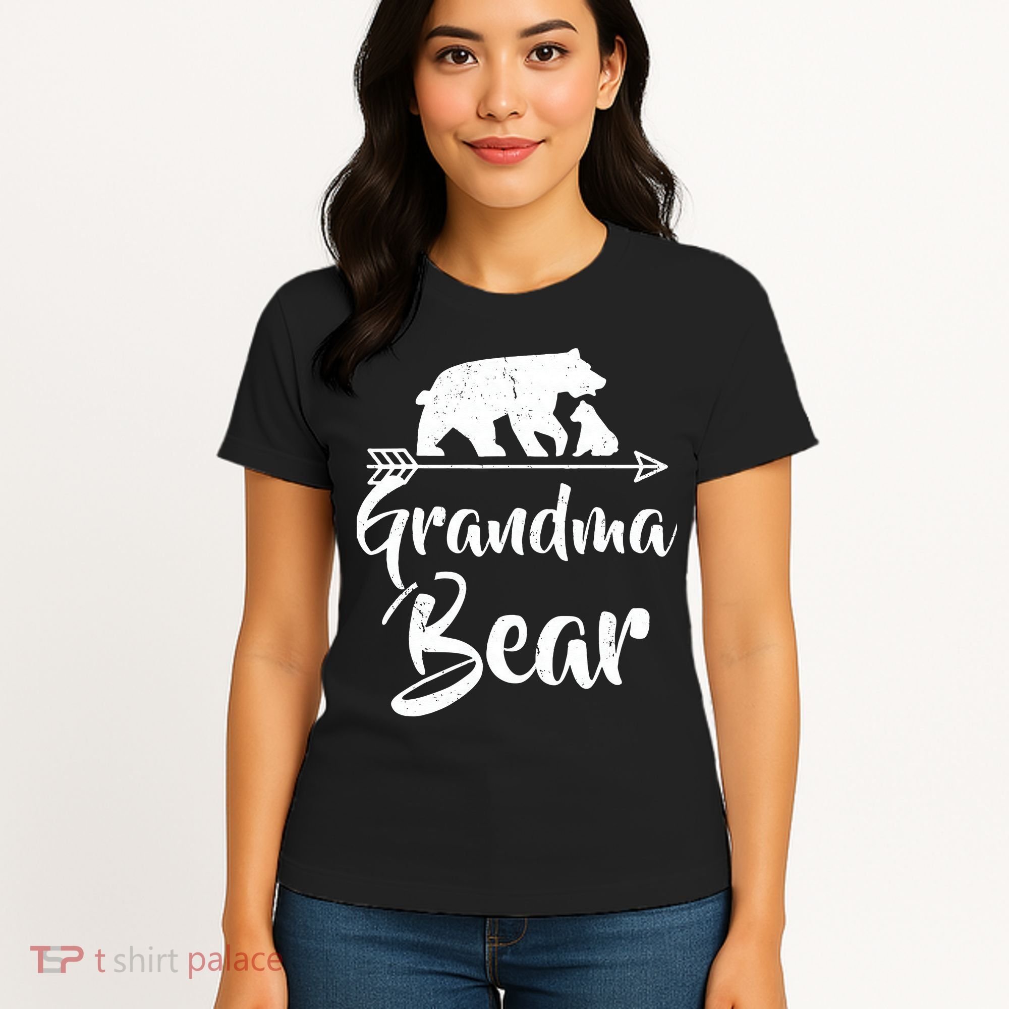 Grandma Bear Best Gift Mother's Father's Day Women's T-Shirt