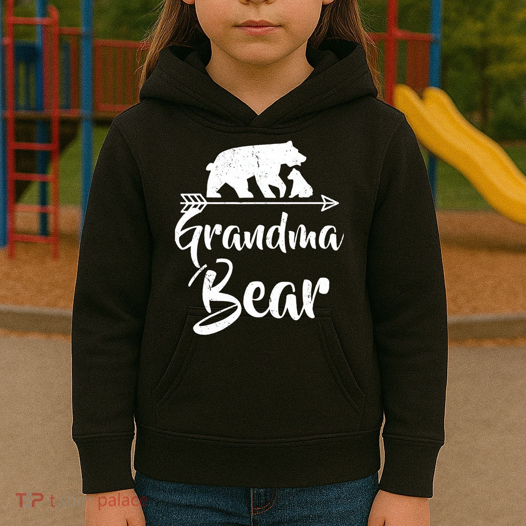 Grandma Bear Best Gift Mother's Father's Day Kids Hoodie