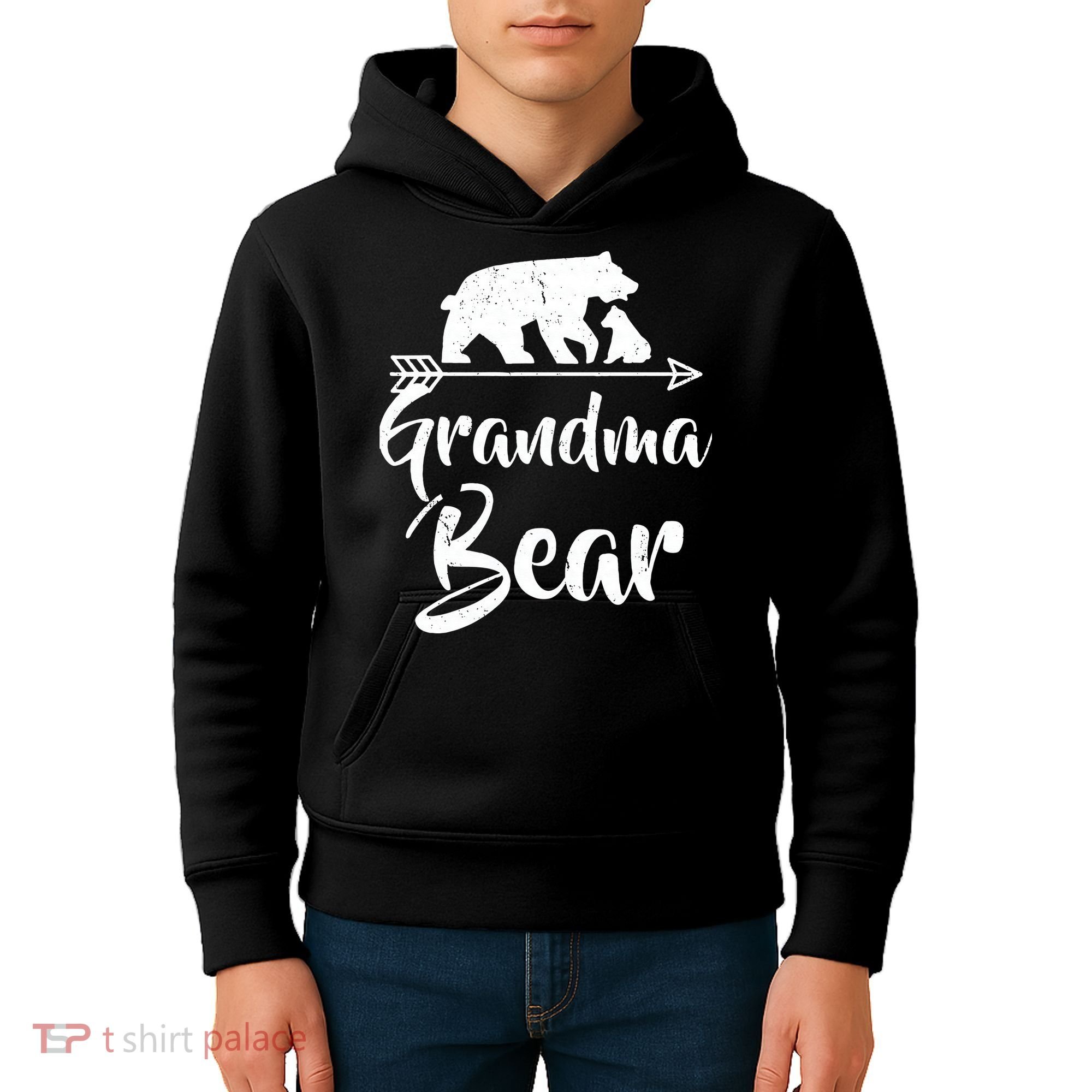 Grandma Bear Best Gift Mother's Father's Day Kids Hoodie