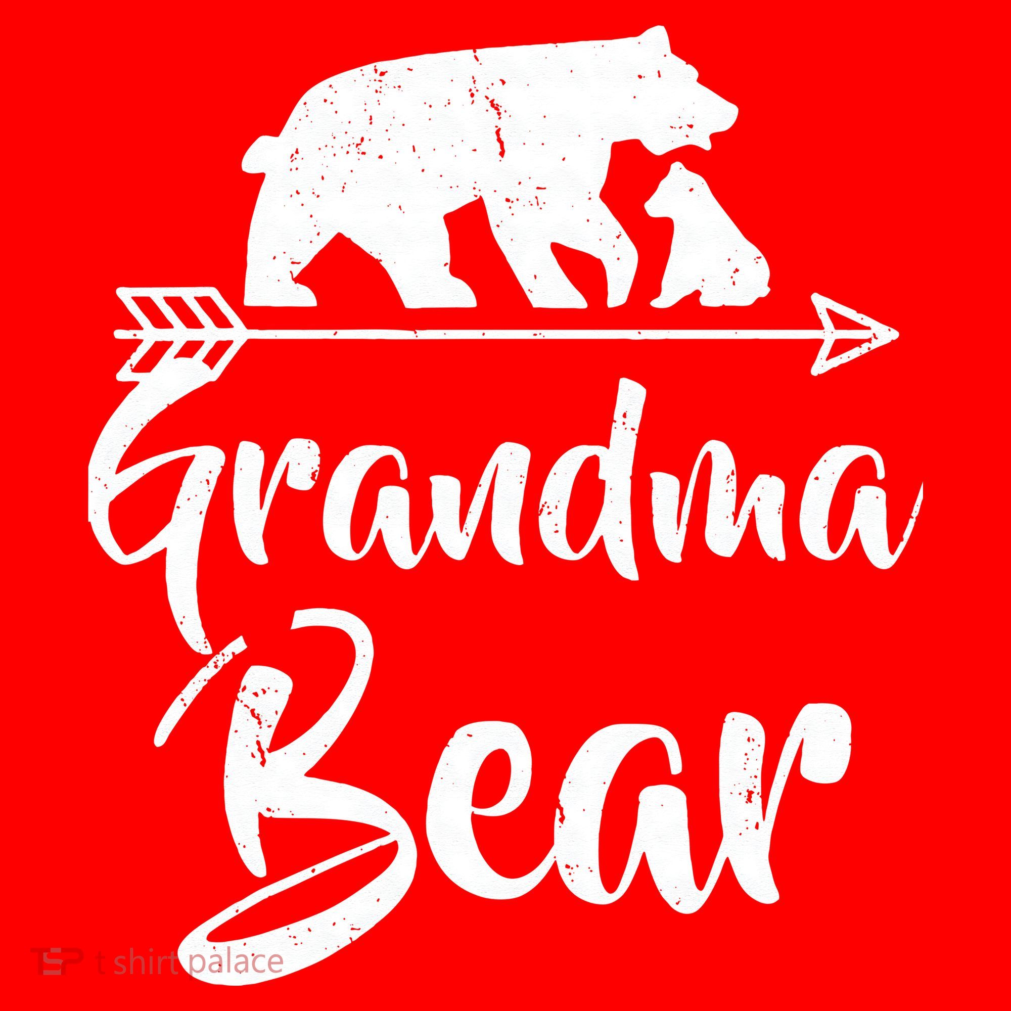Grandma Bear Best Gift Mother's Father's Day Santa Hat