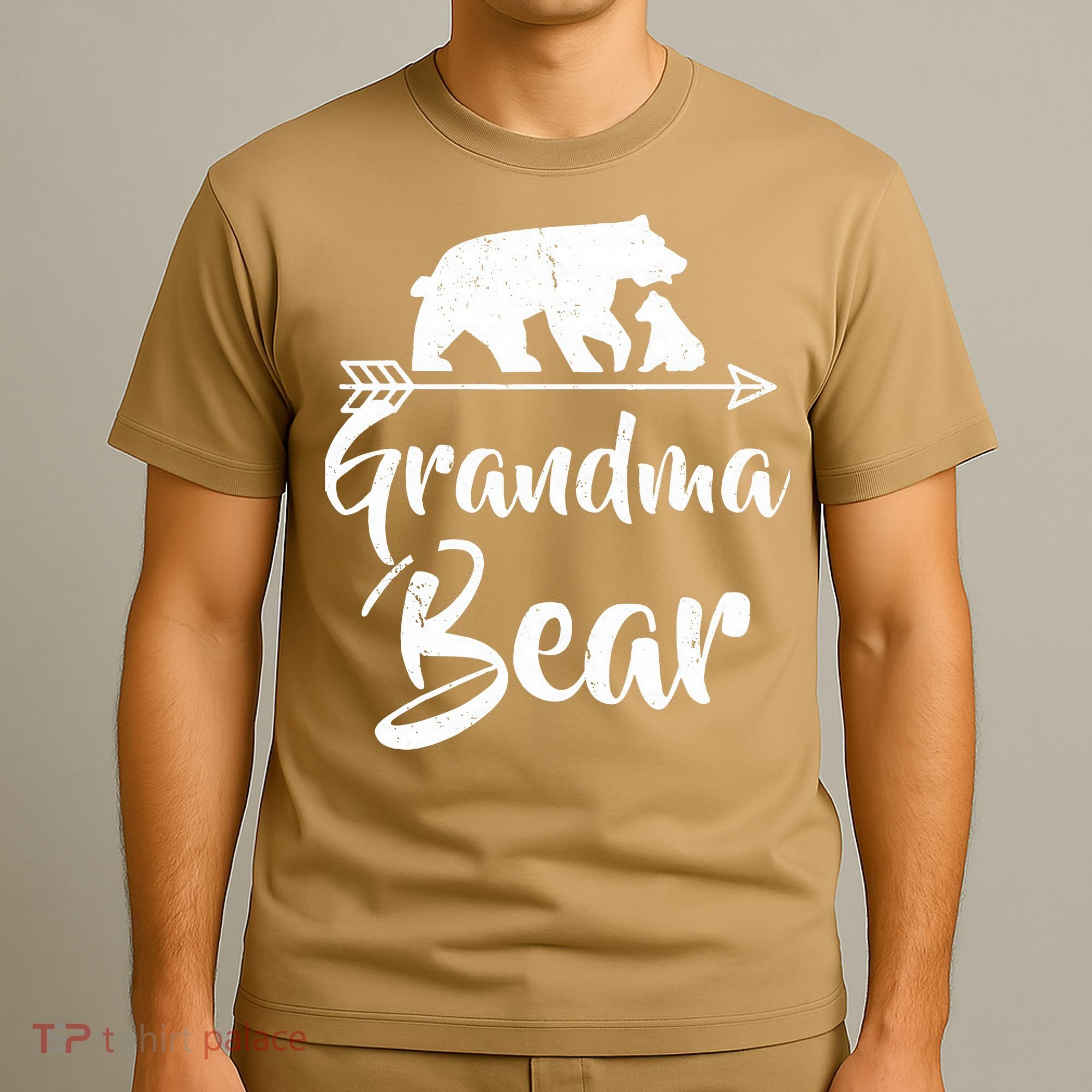 Grandma Bear Best Gift Mother's Father's Day T-Shirt