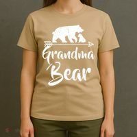 Grandma Bear Best Gift Mother's Father's Day T-Shirt thumb 4