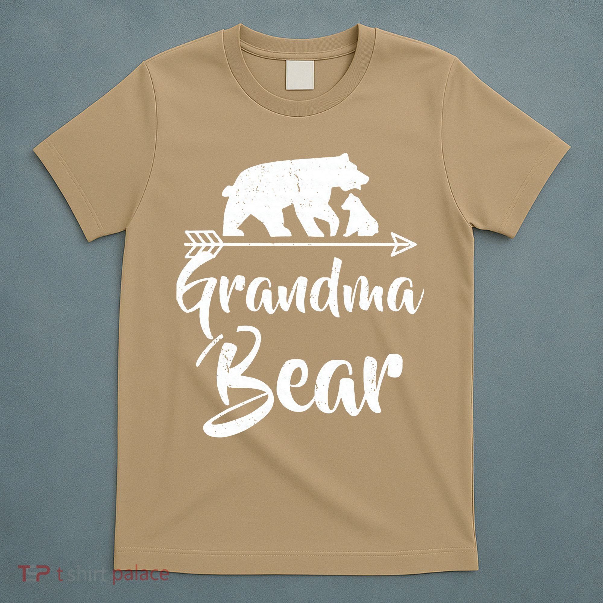 Grandma Bear Best Gift Mother's Father's Day T-Shirt