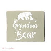Grandma Bear Best Gift Mother's Father's Day Mousepad thumb 0