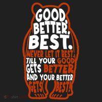 Good Better Best Bears Sports Football Beanie thumb 2