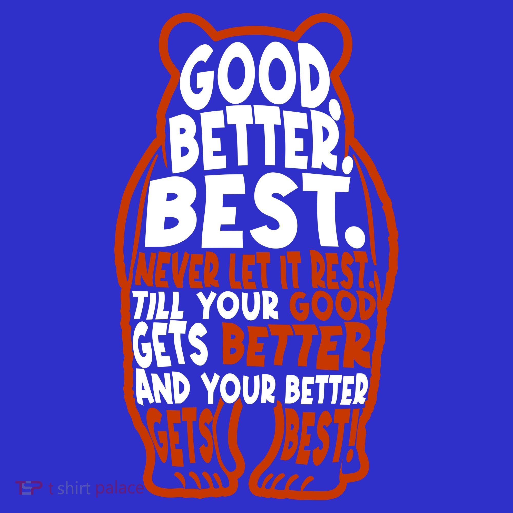 Good Better Best Bears Sports Football Hoodie