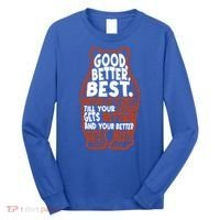 Good Better Best Bears Sports Football Long Sleeve Shirt thumb 0