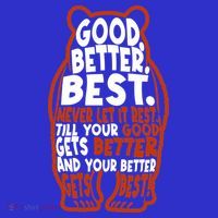 Good Better Best Bears Sports Football Kids Sweatshirt thumb 2
