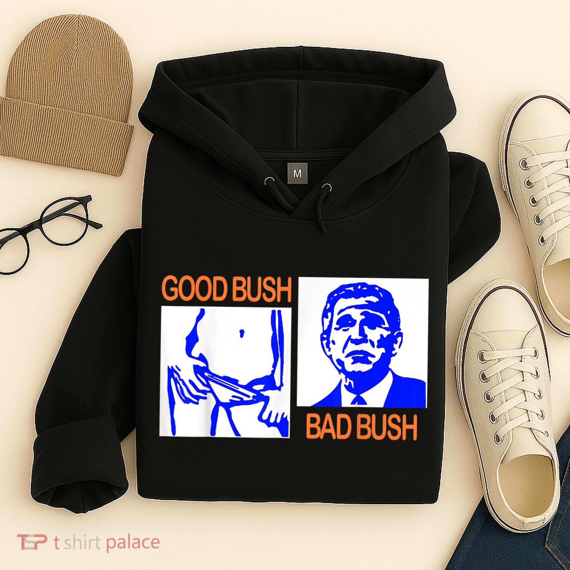 Good Bush Bad Bush Funny Hoodie