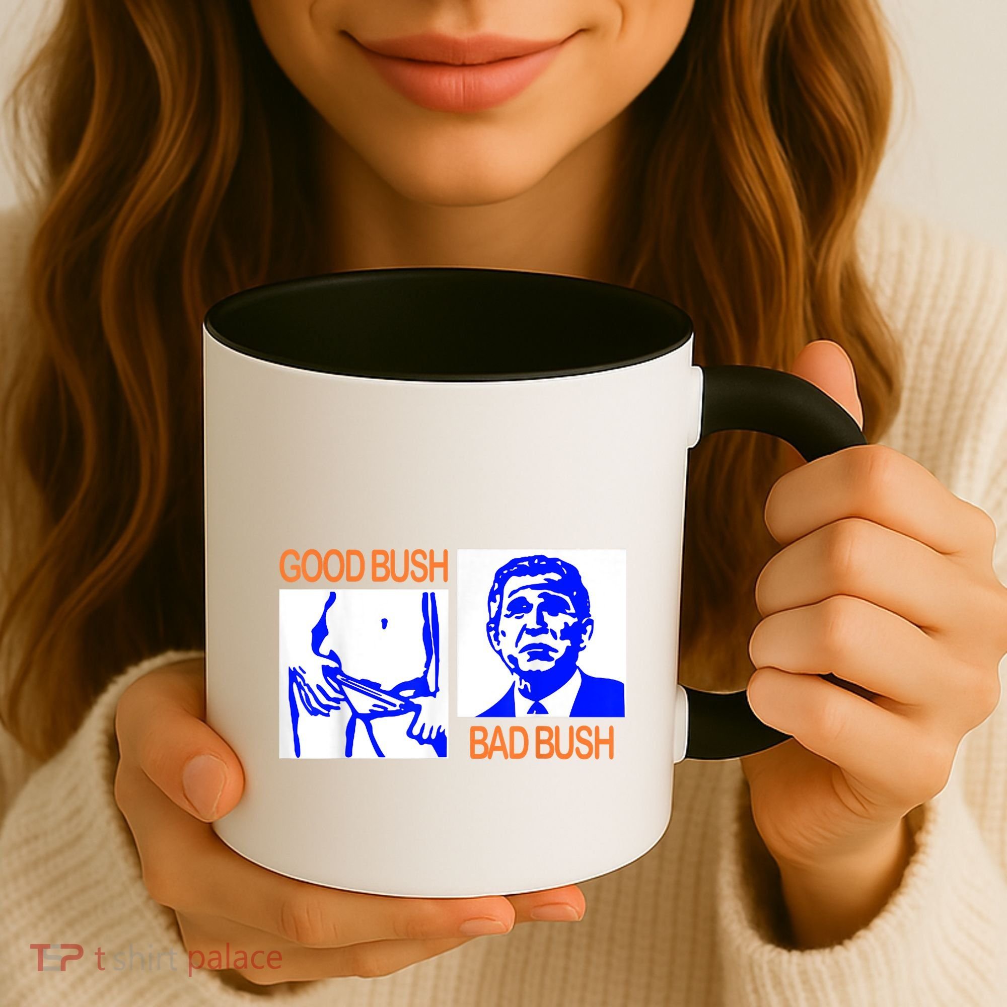 Good Bush Bad Bush Funny Coffee Mug