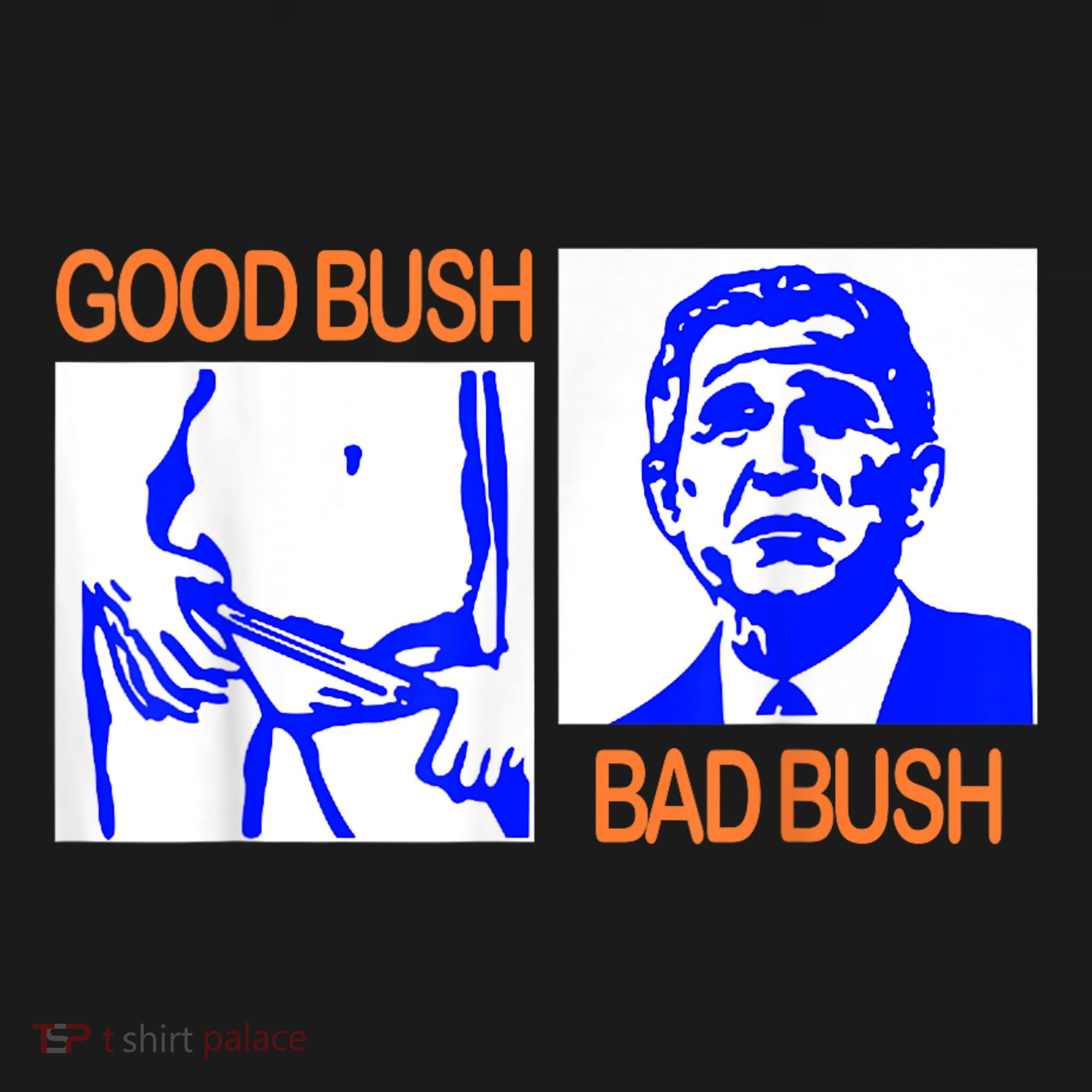 Good Bush Bad Bush Funny Polo