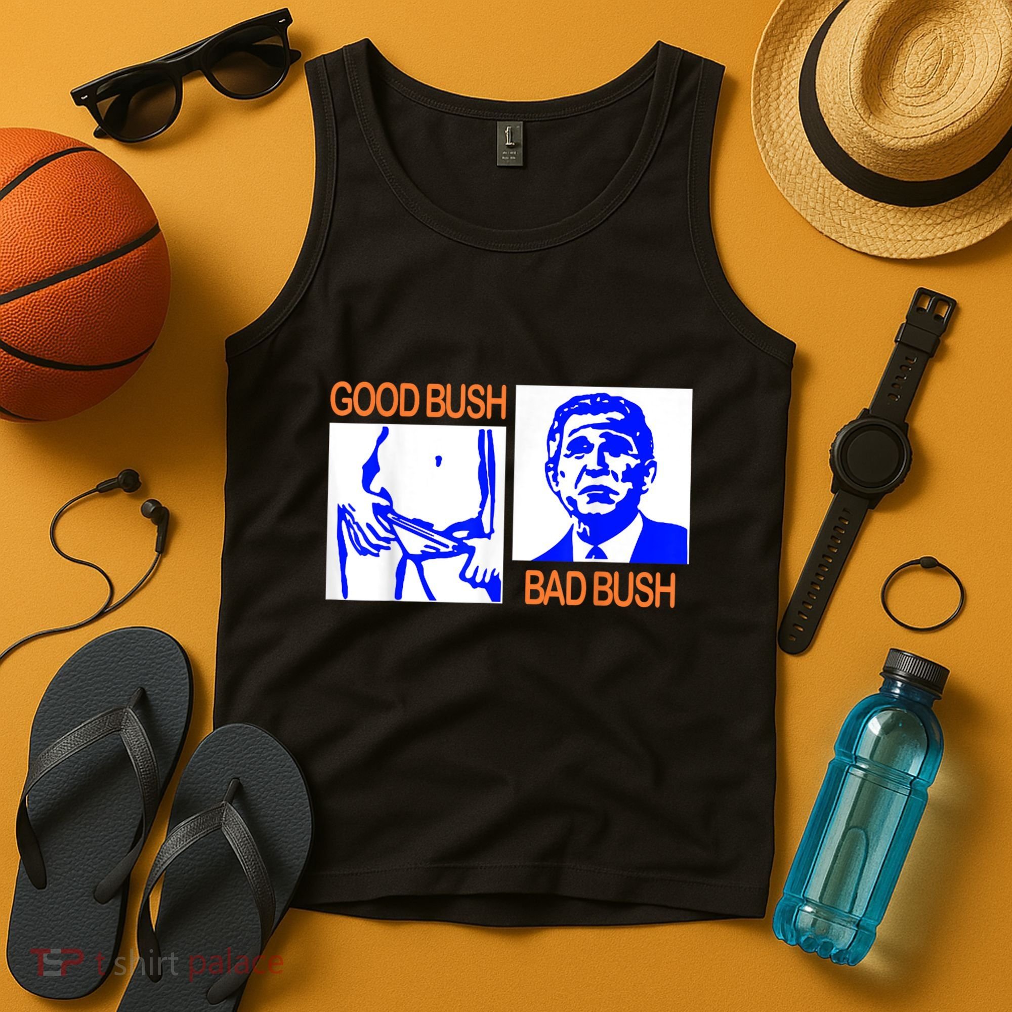 Good Bush Bad Bush Funny Tank Top