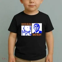 Good Bush Bad Bush Funny Toddler T-Shirt thumb 2