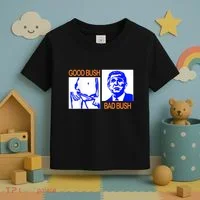 Good Bush Bad Bush Funny Toddler T-Shirt thumb 3