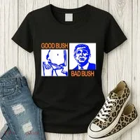 Good Bush Bad Bush Funny Women's T-Shirt thumb 3