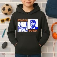 Good Bush Bad Bush Funny Kids Hoodie thumb 2