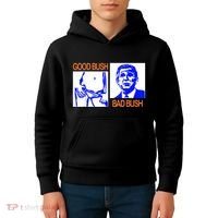 Good Bush Bad Bush Funny Kids Hoodie thumb 4