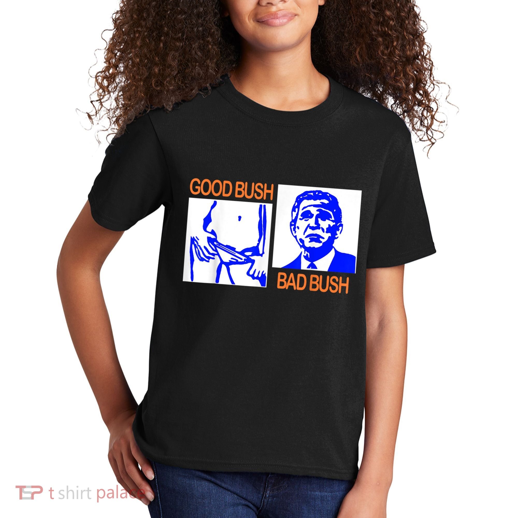 Good Bush Bad Bush Funny Kids T-Shirt